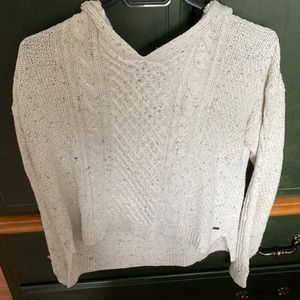 Harlow Ribbed Knit Hooded Sweater